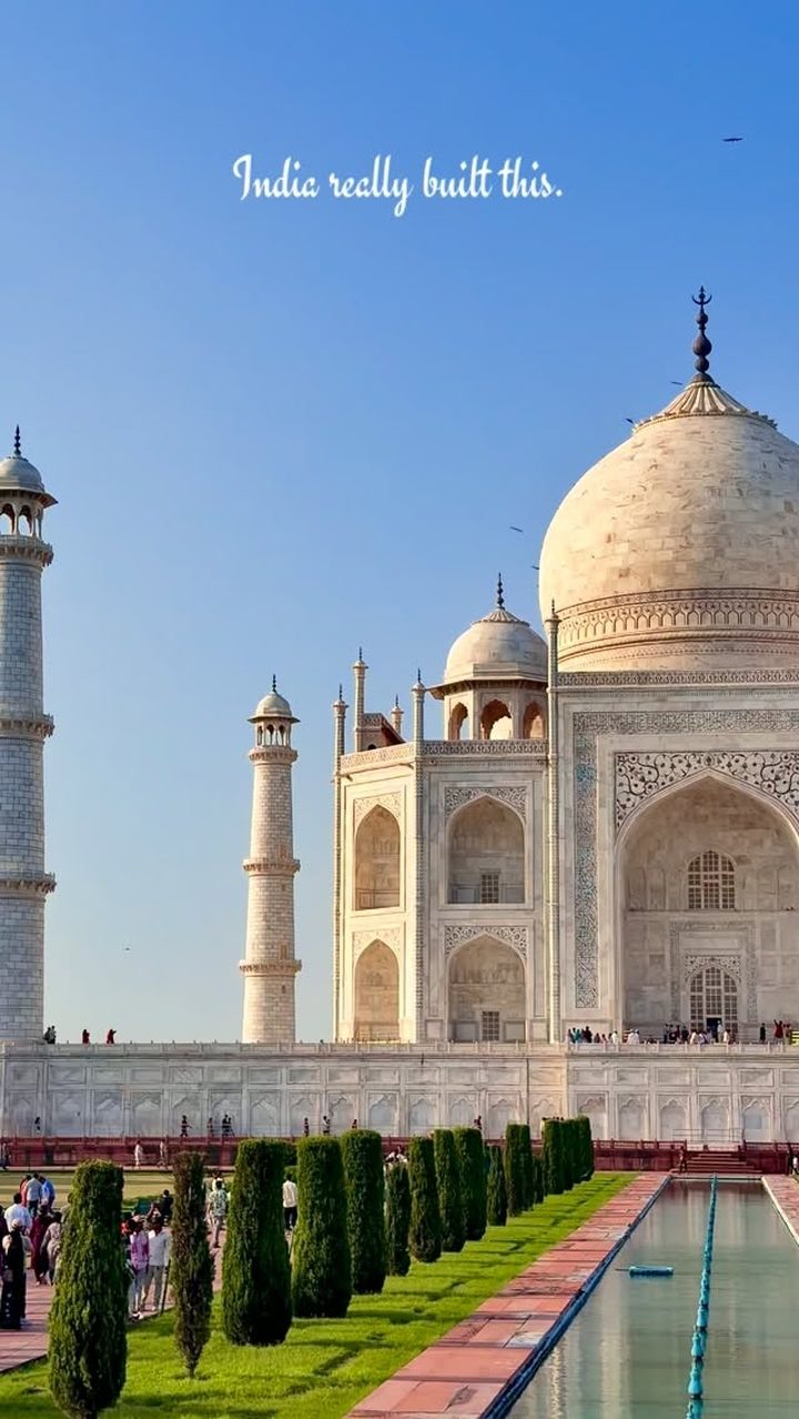 Taj Mahal reel — somewhere between marble, light and a dream